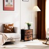 FURNIinspire Vanity Tables Versatile 2 Pack Dresser Chest of Drawers, for Efficient Storage in Bedrooms and Living Areas, Brown, 17.7"*11.8"*20" - 2 of 4
