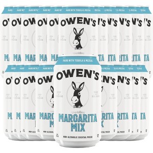 Owen’s Craft Mixers |Sparkling Margarita| Handcrafted in the USA with Premium Ingredients | Vegan & Gluten-Free Soda Mocktail and Cocktail Mixer - 1 of 3