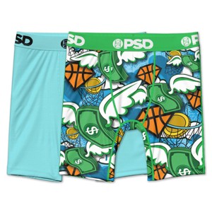 PSD Boys' 2pk Must Be Moolah Boxer Brief Underwear - Multicolored