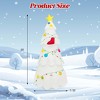 Costway 8FT Inflatable Christmas Tree Blow up Holiday Decoration with Rotating & LED Light - 3 of 4