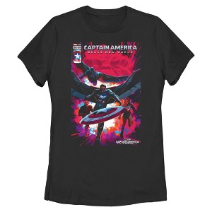 Women's Captain America: Brave New World New Team Comic Book Cover T-Shirt - 1 of 4