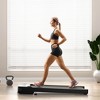 Costway 1HP Under-Desk Walking Treadmill Jogging Exercise Machine w/ Remote Controller - 2 of 4