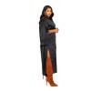 Slickblue Plus Size Shirt Dress with Unique Cape Sleeves – Stylish Comfort Wear in Black/Mustard, 1XL-3XL - 2 of 3