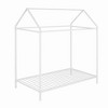 CAVINAS Twin Size Metal Montessori Bed,Modern Floor Bed Frame with House Shaped Frame,Toddler Bed for Bedroom - 4 of 4
