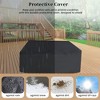 7-Pieces Outdoor Rattan Modular Sectional Sofa Set with Coffee Table, Free Combination - 4 of 4