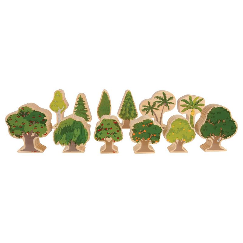 Kaplan Early Learning Four Seasons Wood Trees - Double-Sided, 1 of 5