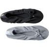 Roxoni Women's Plush Terry Cotton & Velour Ballerina Slippers – 2-Pack of Cozy Indoor Footwear - 3 of 4