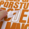 Unique Bargains Vinyl Self-Adhesive Indoor Outdoor Decorative Stickers 12 Sheets - 4 of 4