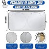 TruAIR Car Windshield Sun Shade (59"x29") - 3 of 4