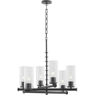 Quorum Lighting Mercier 6 - Light Chandelier in  Matte Black