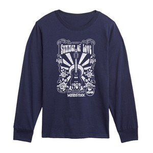 Boys' - Woodstock - Summer Of Love Long Sleeve Graphic T-Shirt - 1 of 3