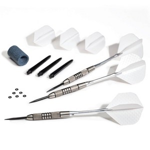 Franklin Sports 27 Gram Steel Tip Dart Set - White - 1 of 1