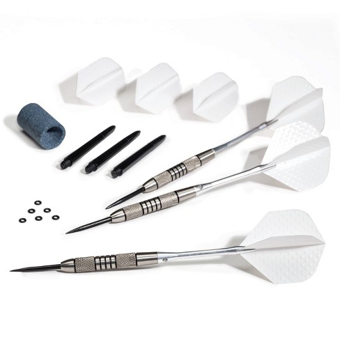 rolle hulkende koncept Franklin Sports 27 Gram Steel Tip Dart Set - White : Target