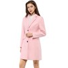 INSPIRE CHIC Women's Notched Lapel Single Breasted Outwear Fall coat - 2 of 4