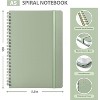 Journaling Notebooks, Lined Spiral Journal Notebook for Women & Men, 146 Pages College Ruled Hardcover Note Book for Work,A5(5.5''x8'') - 3 of 4