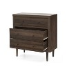 NicBex 3 Drawers Dresser for Bedroom Chest of Drawers with Storage Drawers with Wood Legs and Handle for Living Room - 3 of 4