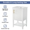 Bella Depot 20" Bathroom Vanity with Sink, Bathroom Cabinet with Soft Closing Door, Storage Rack and Open Shelf - 4 of 4
