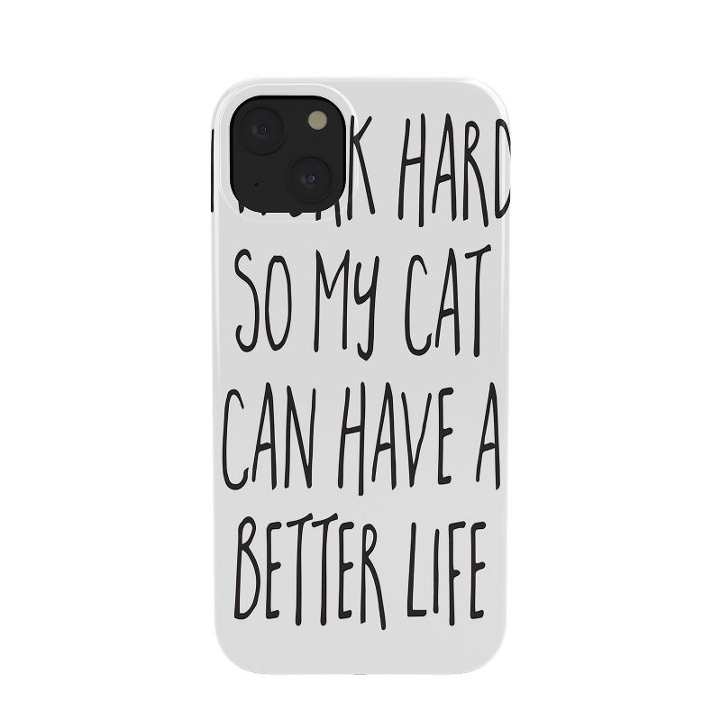 EnvyArt Cat Better Life Tough iPhone Case - Society6, 1 of 2