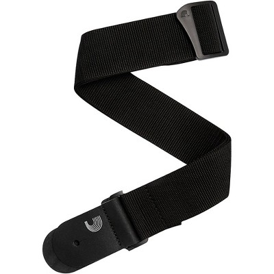 D'Addario Planet Waves Black Polypropylene Guitar Strap Black 2 in.