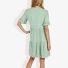 Anna-Kaci Women's Ruffle Sleeve Tiered Dress With Button And Tassel Detail for Casual Looks - 2 of 4