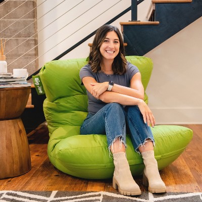 Spicy Lime Nylon Blend Bean Bag Lounger