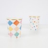Meri Meri Colorful Pattern Cups (Pack of 8) - 3 of 4