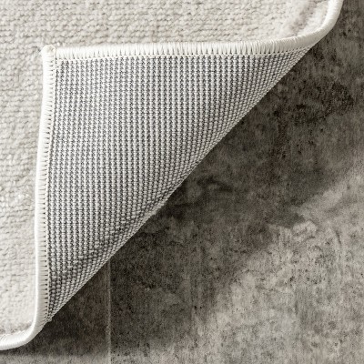 Beige Geometric Honeycomb 9' x 12' Synthetic Area Rug