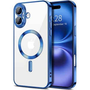 Entronix [Magnetic] Case Compatible with iPhone 17 - [Clear Back] Luxury Glossy Cover - 1 of 4