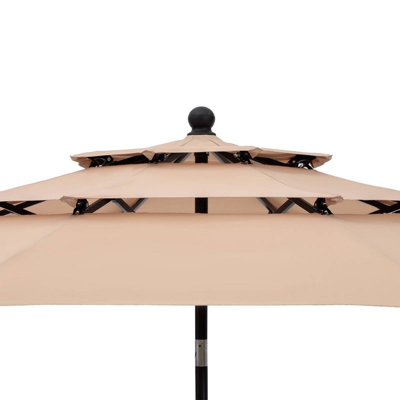 10' x 10' Outdoor 3-Tier Patio Market Umbrella - Captiva Designs, 6 of 10