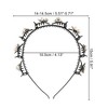 Unique Bargains Women's Fashion Faux Pearl Headband 4.13" ID Rose Gold Tone 1 Pc - image 3 of 4