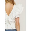 Women's Ruffled Peplum Top - entro - 4 of 4