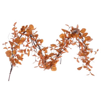 Vickerman Orange Artificial Leaf Collection