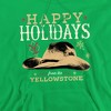Men's Yellowstone Christmas, Happy Holidays From The Yellowstone Pull-Over Hoodie - 2 of 4