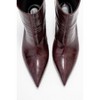 Nuvia - Burgundy Printed Pointed Toe Kitten Heel Boot (Women) | Prologue Shoes - 2 of 4