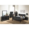 Passion Furniture Louis Philippe Full Sleigh Bed with High Footboard - 3 of 4