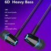 Wired Subwoofer Headphones Electroplating Bass Stereo In-ear Earbuds With Mic Hands-free Calling Phone Headset Compatible For Android Ios - 2 of 4