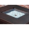 Fire Sense 62572 Armstrong Aluminum Convertible Gas Fire Pit Table – 55,000 BTU Outdoor Multi-Functional with Fire Bowl Lid, Nylon Cover, Square - 3 of 4