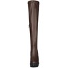 Allegra K Women's Platform Heels Chunky Heel Over Knee High Boots - 3 of 4