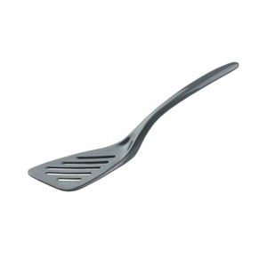 Hutzler 7.25 Inch Mini Melamine Angled Slotted Turner Spatula - 1 of 1