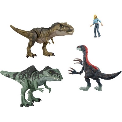 Jurassic World Dominion Dinosaur Surprise Play Pack Grab & Go! Set Lot Of 4