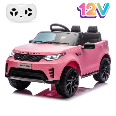 Garvee 12V Kids Electric Ride-On Car with Remote – Land Rover Licensed Toy Vehicle with LED Lights, Music, Seatbelt & Dual Motors