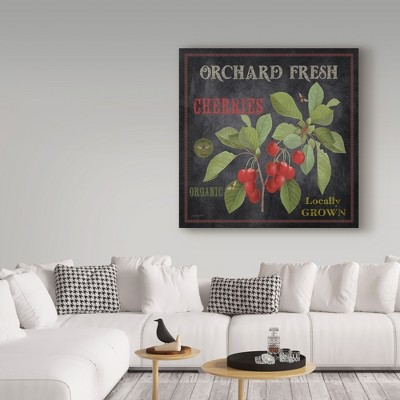 Jean Plout Orchard Fresh Cherries Canvas Wall Art