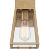 John Timberland Arrington Modern Wall Light Sconces Set of 2 Soft Gold Hardwired 6" Fixture Clear Glass Panels for Bedroom Bathroom Bedside - 3 of 4