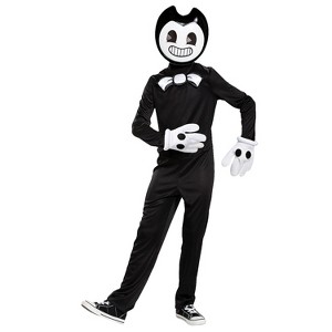 Mens Bendy and the Ink Machine Classic Bendy Costume - X Large - Black - 1 of 2