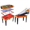 YONWAY 5-in-1 Multi-Game Table - Billiards, Push Hockey, Foosball, Ping Pong and Basketball - 2 of 4