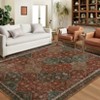 Vintage Runner Rug – Washable Non-Slip Hallway & Entryway Rug, Soft Non-Shedding Low Pile Indoor Carpet, Foldable Kitchen & Laundry Runner Rug - 3 of 4