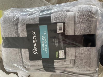 750 GSM Plume Feather Touch Premium Cotton 6 pc Bath Towel