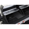 3-Burner Propane & Charcoal Combo Grill with Side Burner, Enamel Cast Iron Grids, Stainless Steel Warming Rack, 37,230 BTU Outdoor BBQ - 4 of 4