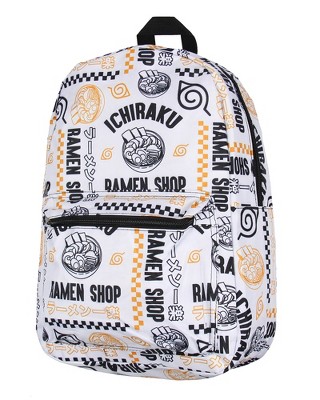 Naruto Shippuden Black & Red Ichiraku Ramen Backpack