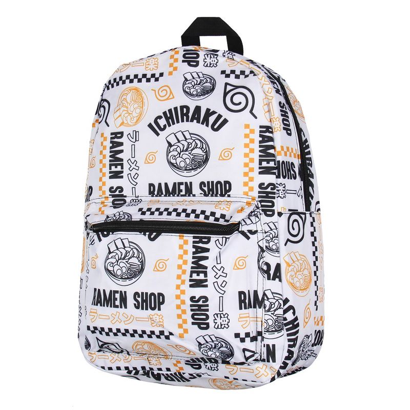 Naruto Backpack Ichiraku Ramen Shop Laptop School Travel Backpack White, 1 of 5